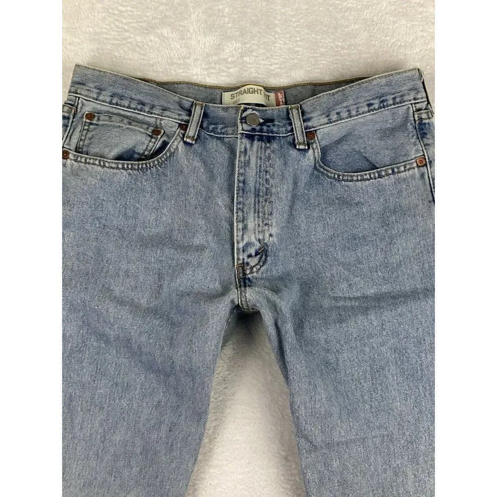 Levi's 505 Jeans Mens‎ Straight Fit Denim Blue Size 34x30